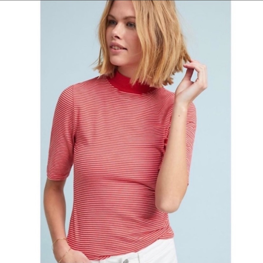 t.la Anthropologie Mock-turtleneck Shirt